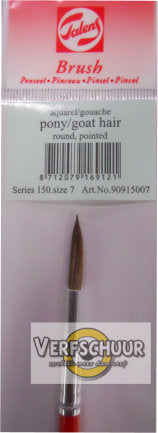 Talens aquarel gouache penseel pony geitenhaar serie 150 nr. 7 90915007