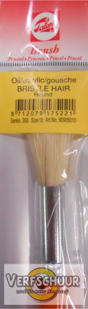 Talens olie acryl gouache ronde tamponneerkwast varkenshaar serie 350 nr. 10 90935010
