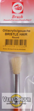 Talens olie acryl gouache ronde tamponneerkwast varkenshaar serie 350 nr. 6 90935006