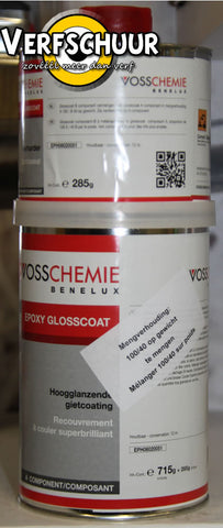 BIO epoxy glosscoat A+B 1kg