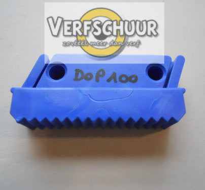 DOP100 voorkant/achterkant PT/DT/ET Ladderdop 100mm blauw + bevestigingsset