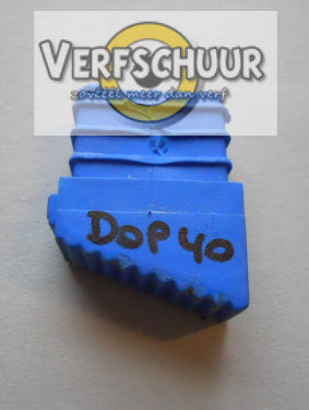 DOP40 achterkant PT 4/5/6 Ladderdop 40mm blauw