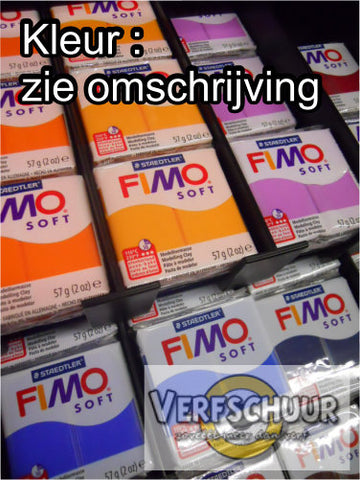 Fimo soft boetseerklei 57 g brilliantblauw 8020-33