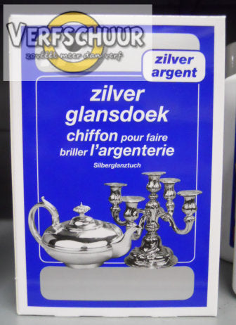 HG Glansdoek Zilver, Koper, Goud, Juwelen 30x30cm