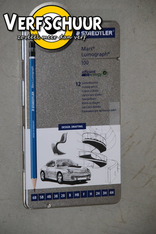 Mars Lumograph potlood 100 G12 set 12 st