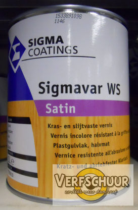 VERNIS SATIN WB CLEAR KLEURLOOS 1 L 0701