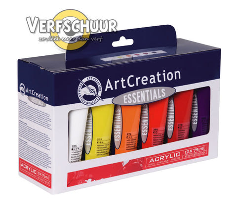 ArtCreation Ess.Acrylverf set kleur:M01 (12 x tube 75 ml) serie 3582812M