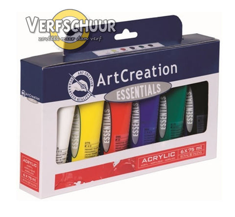 ArtCreation Ess.Acrylverf set kleur:M01 (6 x tube 75 ml) 3582806M serie: