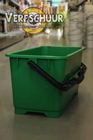 Unger rechthoekige groene emmer 28L QB220