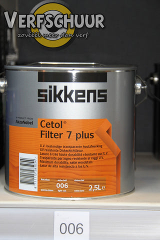SIKKENS CETOL FILTER 7 PLUS - LICHT EIKEN 2.5L 006