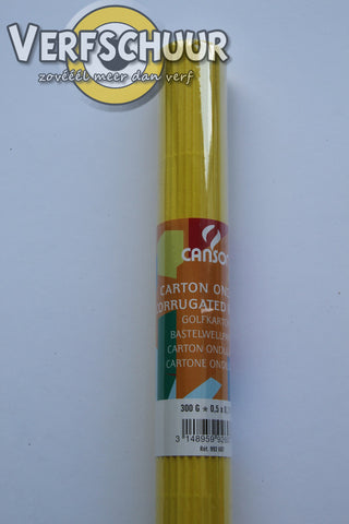Canson golfcarton citroengeel 300g 0.5x0.7m C200992607