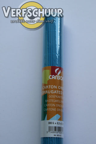 Canson golfcarton turkoois 300g 0.5x0.7m C200992613
