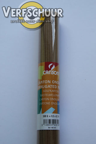 Canson golfcarton bruin 300g 0.5x0.7m C200992619