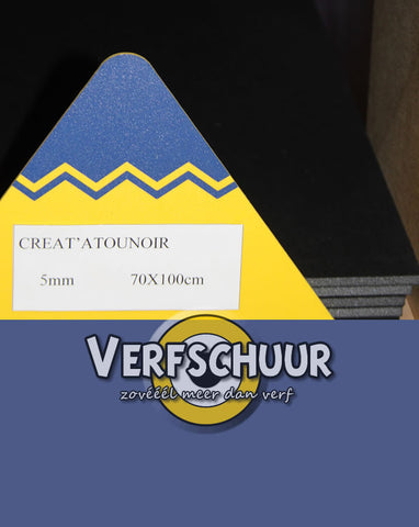 Creat'Atounoir maquette plaat zwart 5mm 70x100cm