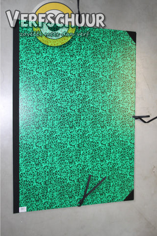 Tekenmap classic groen 65x92cm 3 linten 510001