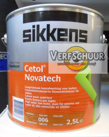 SIKKENS CETOL NOVATECH - LICHT EIKEN 2.5L 006