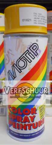 MOTIP Color Spray HG 400ml 01621 RAL1004 GOUDGEEL