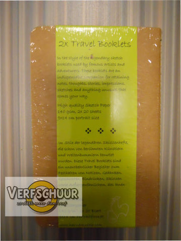 Travel Booklets (2) 140gr/9x14cm P 2x20vel 10628394