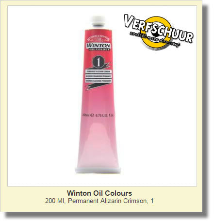 W&N. WINTON OIL COL. TUBE 200 ML. p.aliz.crim. 01 1437468