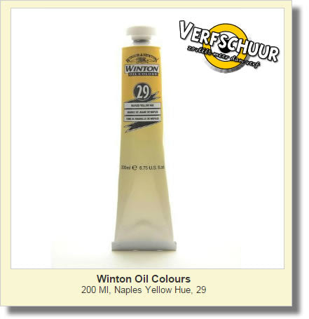 W&N. WINTON OIL COL. TUBE 200 ML. naples yel. 29 1437422