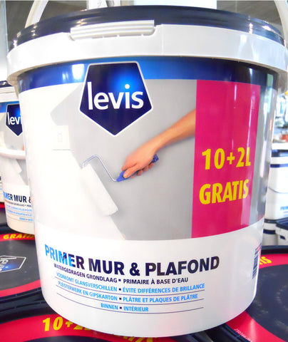 LEVIS PRIMER MUR & PLAFOND 10+2L PROMOPACK - - 12l.