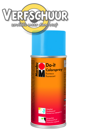 Do-it colorspray fluo blauw 150ml 354