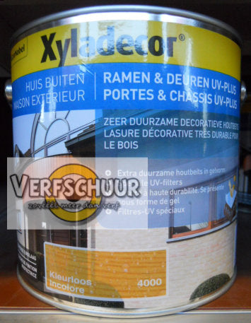 XYLADECOR RAMEN & DEUREN UV-PLUS 4000 KLEURLOOS 2.5L