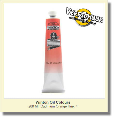 W&N. WINTON OIL COL. TUBE 200 ML. cadm.orange 04 1437090