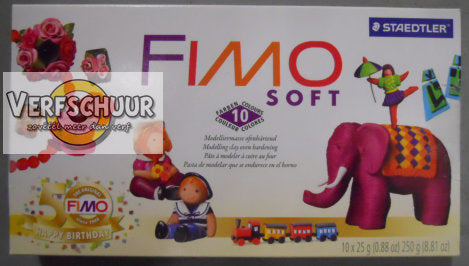 Fimo soft set Nostalgia 10 halve blokjes 8023 10 P