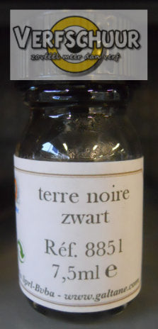 Pigment waterbasis zwart 7.5ml 8851