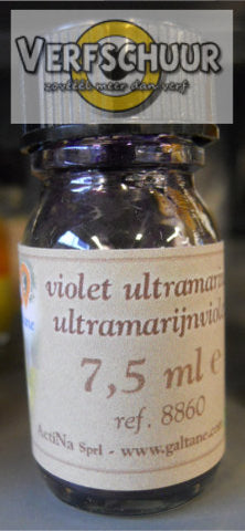 Pigment waterbasis ultramarijnviolet 7.5ml 8860