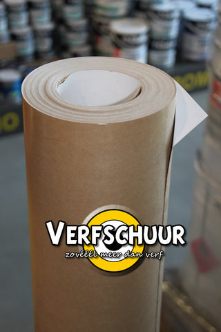 Proshield Protectiekarton Afdekkarton zwaar280gr 60m² wit/bruin geplastif.