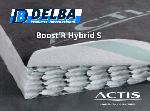 Boost'R Hybrid S    16m2   (1,6m x 10m)  Actis isolatie