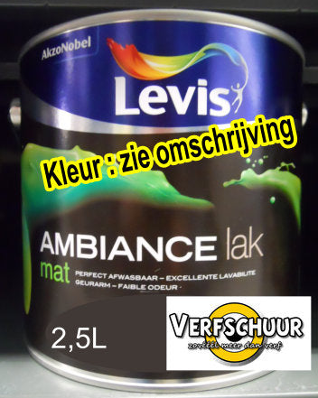 LEVIS AMBIANCE LAK MAT - SCHELPWIT - 1130 - 2.5l.