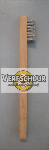 Stainless steel brush RVS polijstborstel langharig F-029