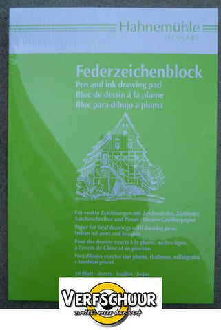 Federzeichenblock 250gr/A4 10 vel 10628701