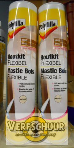 Houtkit naturel 300gr