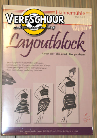 Layoutblock 75gr/A4 75 vel 10625040