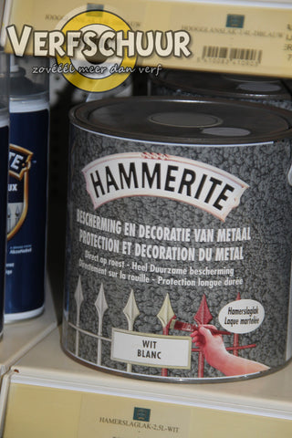 Hammerite Hamerslaglak wit 2.5L