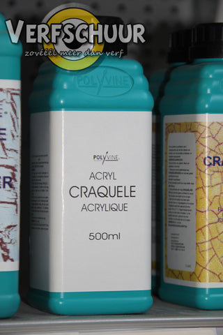 Craquelure acryl fijne keramiek barstjes toplaag 500ml