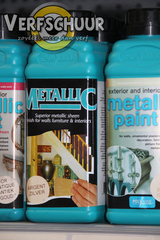 Metallic paint 500ml zilver