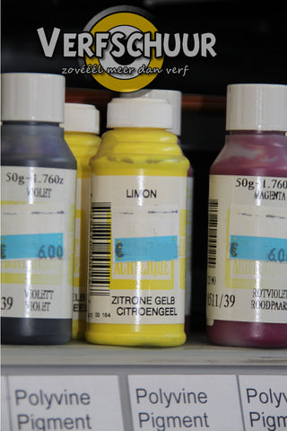 Polyvine Pigment acryl 50gr citroengeel