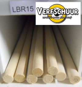 Balsa ligger rond 1000x15mm LBR15