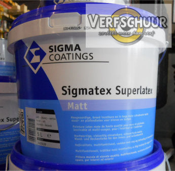 SIGMATEX SUPERLATEX MATT WIT 5 L