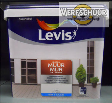 LEVIS MUUR BUITEN - WIT - 1 - 5l.