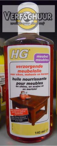 HG Verzorgende meubelolie eik.mahonie.kersen 140ml