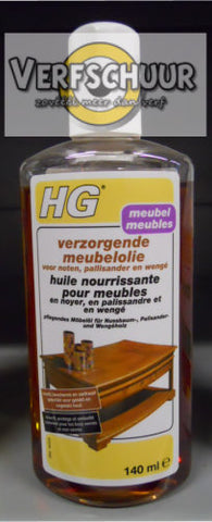 HG Verzorgende meubelolie noten.pallis..wengé 140ml