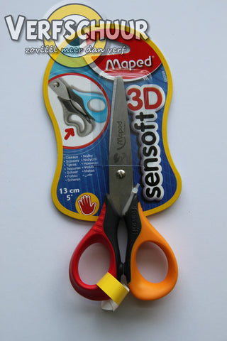 Maped schaar 13cm Sensoft L-handig 693500