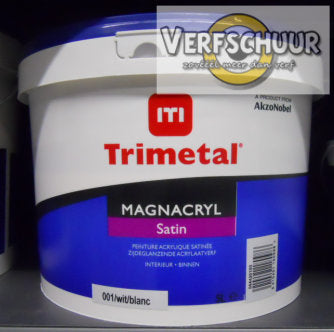 Magnacryl satin 001 wit 5L