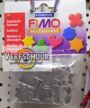 Fimo 6 metalen uitsteekvormen voor juwelen 8724 03